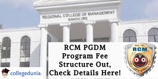 RCM PGDM Program Fee Structure Out, Check Details Here!